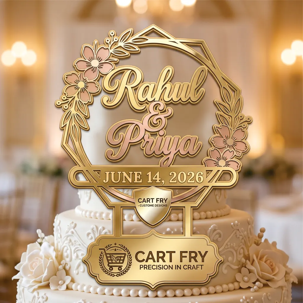 Acrylic Cake Topper