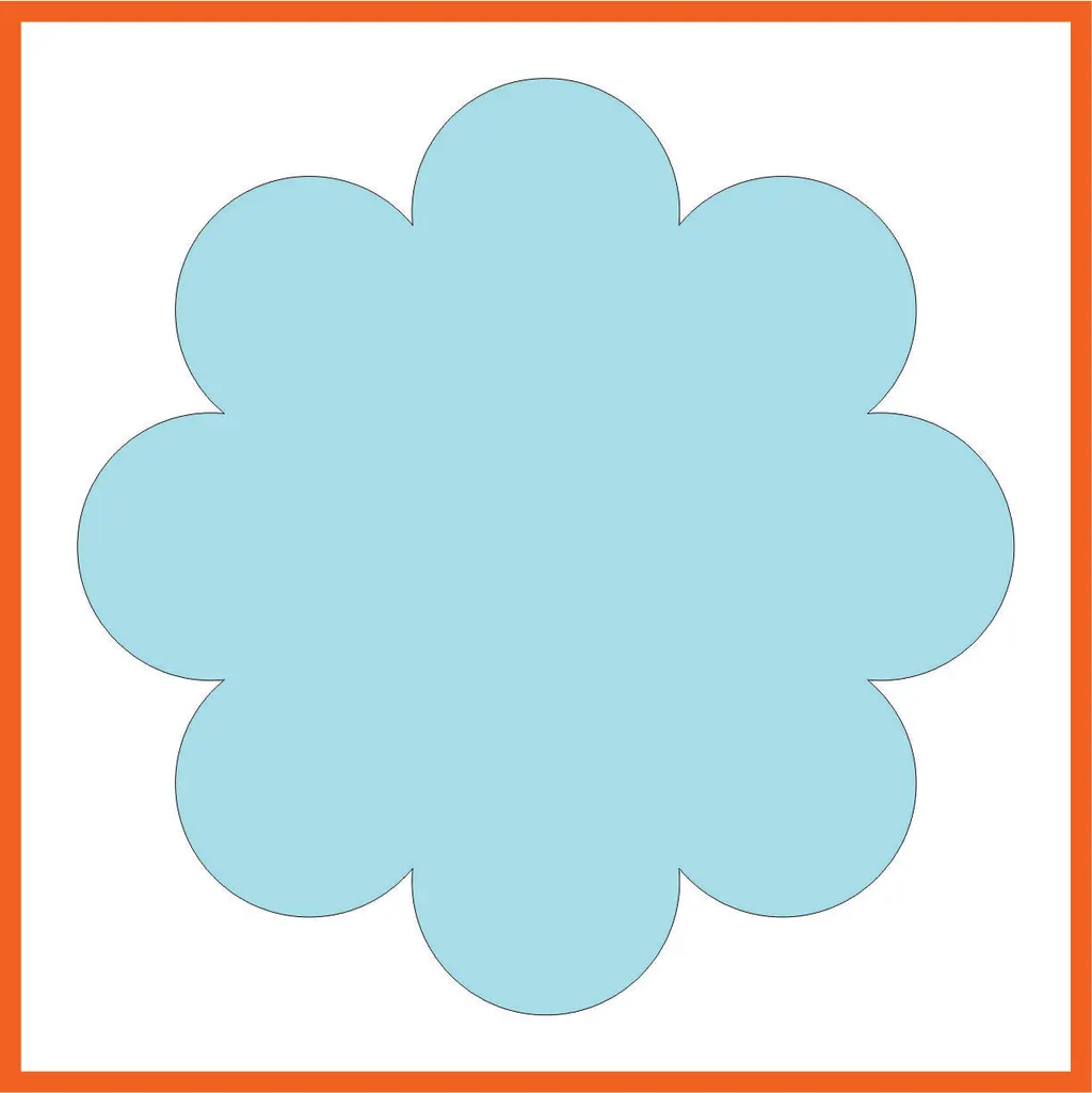 Scalloped Round