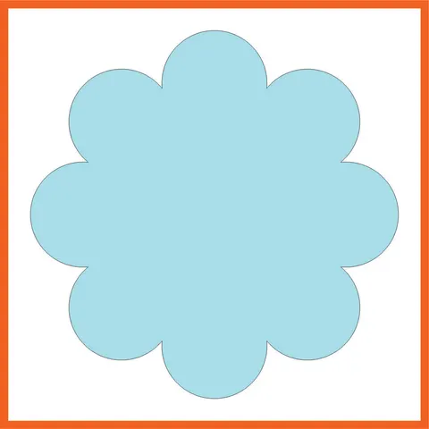 Scalloped Round