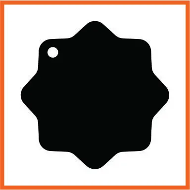 8-Point Rounded Star