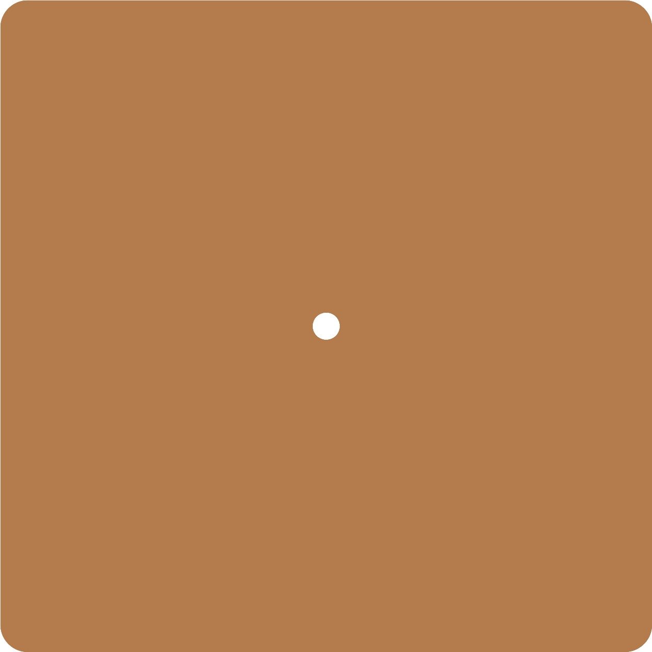 MDF Square Clock Base