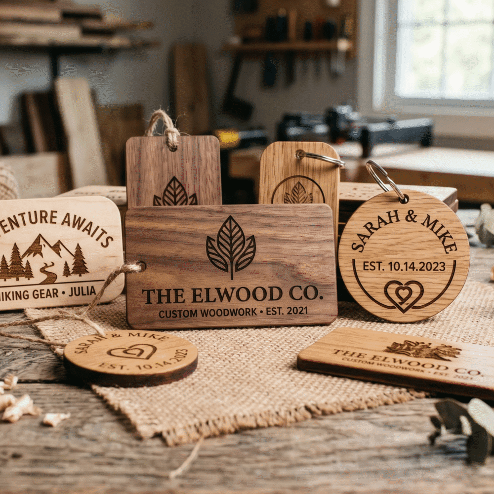 Customised Wooden Tags